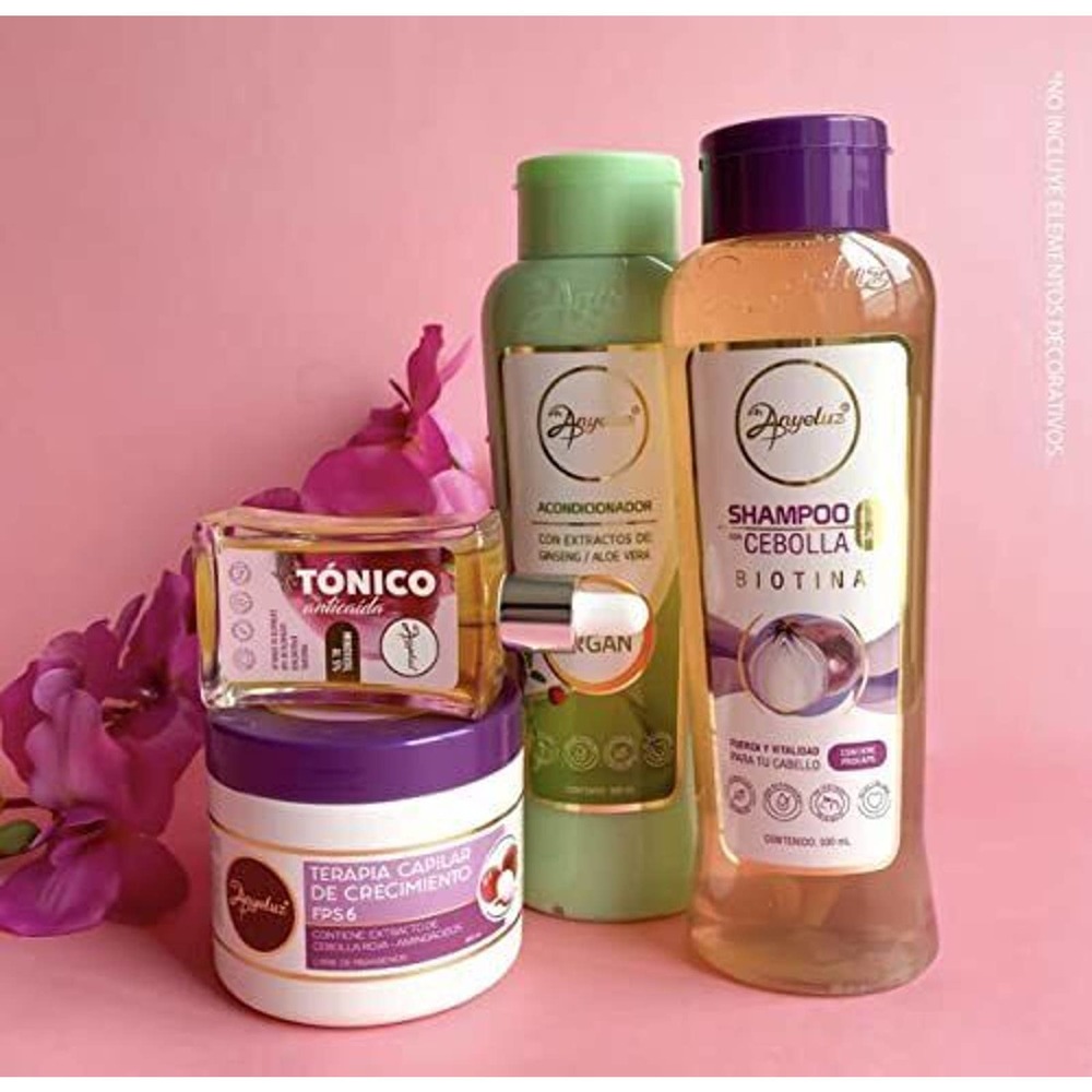 Anyeluz Kit Shampoo, Conditioner and Hair Tonic